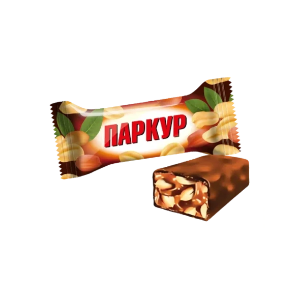Паркур карамель с арахисом