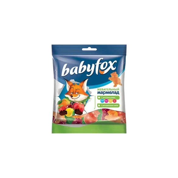 Жевательный мармелад babyfox бегемоты Жевательный мармелад babyfox бегемоты