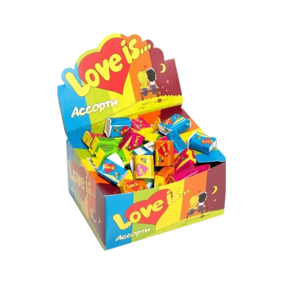 Love is.. Жевательная резинка ассорти вкусов Love is.. Жевательная резинка ассорти вкусов