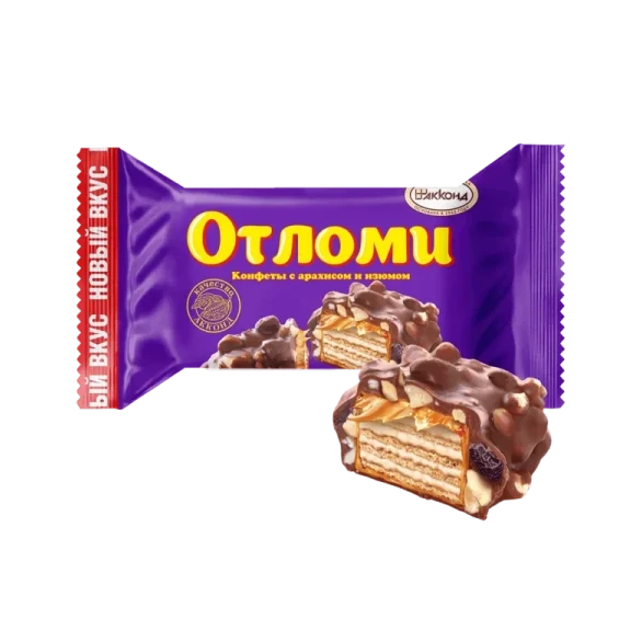 Отломи" с арахисом и изюмом Отломи" с арахисом и изюмом