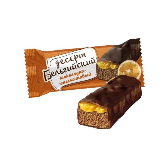Бельгийский десерт со вкусом шоколада и апельсина