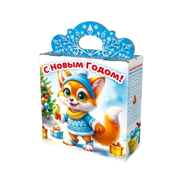 Коробка завиток "Пушистые друзья"