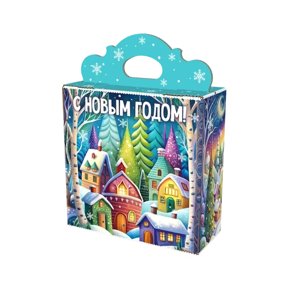 Коробка завиток "Чудесные домики"