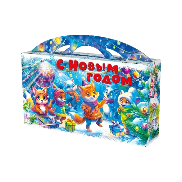 Портфель макси широкий "Лесное диско"