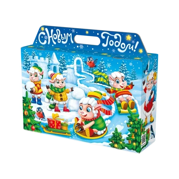 Портфель широкий  "Новогодние каникулы"